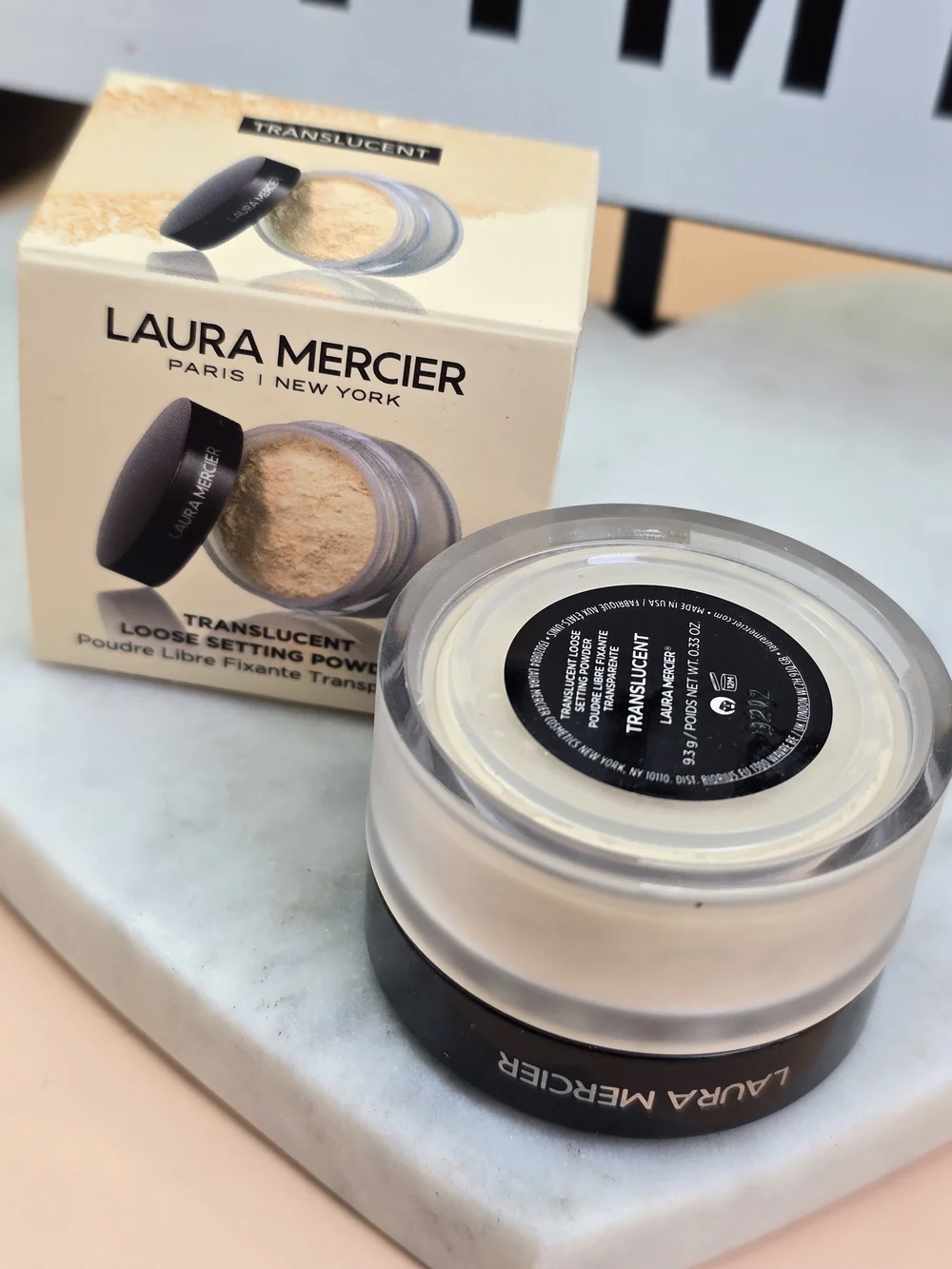 laura mercier Translucent Loose Setting Powder - Cream White Jar